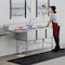 Fuel Stickers Wash Rinse Sanitize Sink Label, Enhanced, 3 Compartment Sink, for Food Service, 6''x2'', PR Z-WRS-1PR - alternate 3